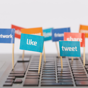 social media flags